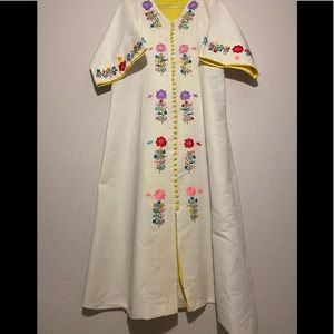 OOAK Authentic Vintage 60s Handmade Boho Wedding Dress